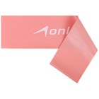 Фитнес-резинка ONLYTOP, 30,5х7,6х0,035 см, нагрузка 3 кг, цвет розовый - фото 3828797