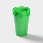 Стакан одноразовый пластиковый «Стандарт», 200 мл, цвет зелёный - Фото 1