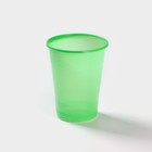 Стакан одноразовый пластиковый «Стандарт», 200 мл, цвет зелёный - Фото 4