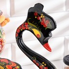 Братина для напитков «Лебедь», графин, 22×18×28 см, с ковшами 6 шт., хохлома - Фото 5