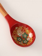 Ложка деревянная «Краснушка», салатная, 6×21, хохлома - Фото 4