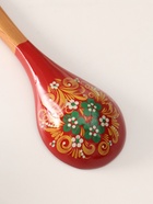 Ложка деревянная «Краснушка», салатная, 6×21, хохлома - Фото 5