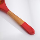 Ложка деревянная «Краснушка», салатная, 6×21, хохлома - Фото 7