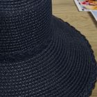 Шляпа пляжная "Сеньорина", цвет тёмно-синий, обхват головы 58 см, ширина полей 10 см - Фото 2