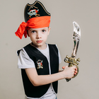 Карнавальный костюм «Полундра», жилетка, шляпа, пояс, меч - фото 3828834