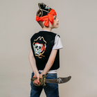 Карнавальный костюм «Полундра», жилетка, шляпа, пояс, меч - фото 9302822