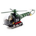 Вертолет «Спасатель», работает от батареек, световые и звуковые эффекты, МИКС - фото 804107048