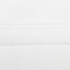 Штора тюль 145х260 см, органза, белый, на шторной ленте, 100% полиэстер - Фото 3