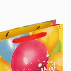 Пакет подарочный ламинированный вертикальный, упаковка, «В твой день рождения», M 25.5 х 30 х 9 см - Фото 2