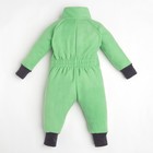Комбинезон воротник-стойка (поддёва), зеленый, рост 80-86 см - Фото 6