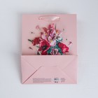 Пакет подарочный ламинированный вертикальный, упаковка, «Волшебных моментов», MS 18 х 23 х 10 см - Фото 5