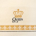 Полотенце махровое "Queen" 30х70см, 340 г/м2, 100% хлопок - Фото 4