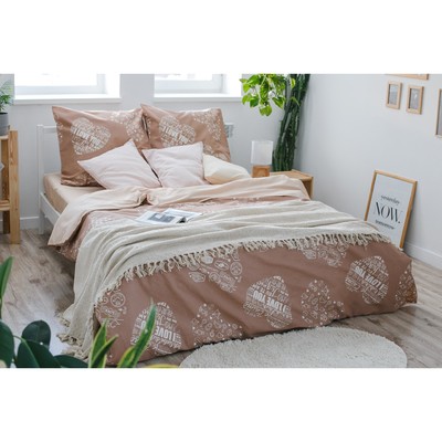 Постельное бельё 2-спальное «Этель» Te amo (вид 3), бязь