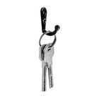 Крючок мебельный ТУНДРА TKO001, однорожковый, черный, 50 шт. - Фото 3