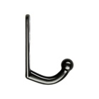 Крючок мебельный ТУНДРА TKO001, однорожковый, черный, 50 шт. - Фото 5