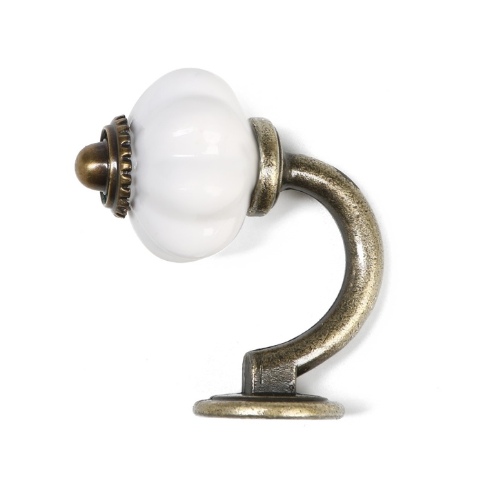 Крючок мебельный CAPPIO CAMELLIA, однорожковый, цвет бронза - фото 18524256