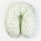 Подушка для беременных, 23х185 см, бязь, чехол на молнии, ППС, цвет зелёный МИКС - Фото 1