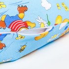 Подушка для беременных, 23х185 см, бязь, чехол на молнии, ППС, цвет голубой МИКС - Фото 3