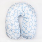 Подушка для беременных, 23х185 см, бязь, чехол на молнии, ППС, цвет голубой МИКС - Фото 5