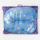 Подушка для беременных, 23х185 см, бязь, чехол на молнии, ППС, цвет голубой МИКС - Фото 6