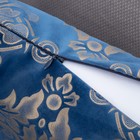 Декоративная наволочка Этель"Версаль"с кисточками 40*40±3 см,цв.синий,100% п/э - Фото 2