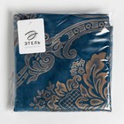 Декоративная наволочка Этель"Версаль"с кисточками 40*40±3 см,цв.синий,100% п/э - Фото 4