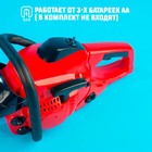 Инструмент «Бензопила», звуковые эффекты, работает от батареек - Фото 5