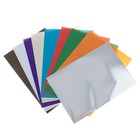 Бумага цветная самоклеящаяся А5, 10 листов 10 цветов - Фото 4