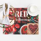 Салфетка на стол "RED is Romantic" 29*40 см - Фото 1