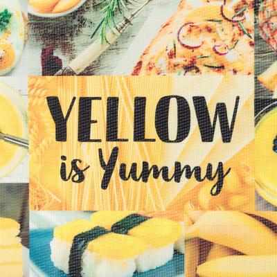 Салфетка на стол «YELLOW is Yummy» 29×40 см