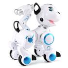 Робот собака «Дружок» ZHORYA, программируемый, на пульте управления, интерактивный: звук, свет, сенсорный, реагирует на голос, на аккумуляторе - Фото 2