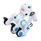 Робот собака «Дружок» ZHORYA, программируемый, на пульте управления, интерактивный: звук, свет, сенсорный, реагирует на голос, на аккумуляторе - Фото 3