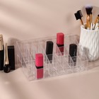 Органайзер для хранения косметики, 40 секций, 20×12×8 см, прозрачный - Фото 2