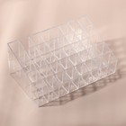 Органайзер для хранения косметики, 40 секций, 20×12×8 см, прозрачный - Фото 4