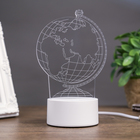 Светильник «Глобус» LED RGB от сети 9.5×11×18 см RISALUX - Фото 4