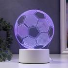 Светильник "Футбольный мяч" LED RGB от сети 9,5x12,5x16 см - фото 8774059
