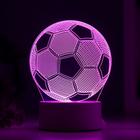 Светильник «Футбольный мяч» LED RGB от сети 9.5×12.5×16 см - Фото 5