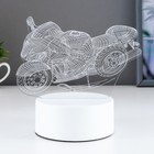 Светильник «Гоночный мотоцикл» LED RGB от сети 9.5×16×14 см RISALUX - Фото 2