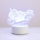 Светильник «Гоночный мотоцикл» LED RGB от сети 9.5×16×14 см RISALUX - Фото 10