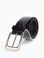 Ремень мужской, ширина 3.5 см, винт, пряжка металл, чёрный - Фото 2