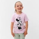 Футболка детская Disney "Минни", рост 98-104 (30), розовый - Фото 1
