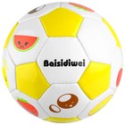 Мяч футбольный детский, ПВХ, машинная сшивка, 32 панели, размер 2, цвета микс - фото 3828989