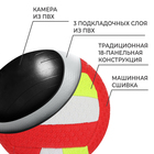 Мяч волейбольный, ПВХ, машинная сшивка, 18 панелей, р. 2, цвета МИКС - фото 3829007