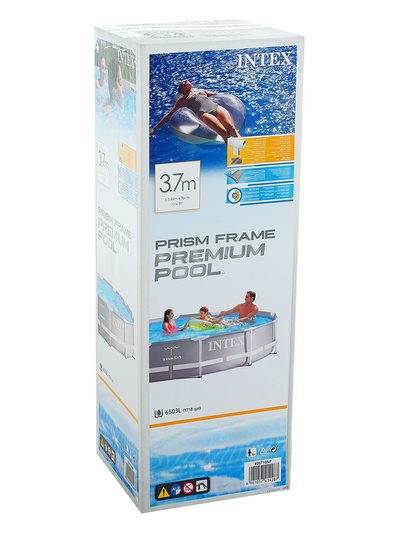 Бассейн каркасный Prism Frame, 366×76 см, от 6 лет, круглый, 26710NP INTEX