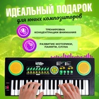 Синтезатор «Супер музыкант» с микрофоном, 37 клавиш, работает от сети и от батареек - Фото 3