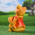 Садовая фигура "Медведь здрасте", светлый, 19×20×25см - Фото 3