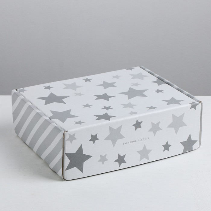 Коробка подарочная складная, упаковка, «Звёздные радости», 27 х 9 х 21 см