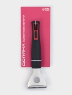 Овощечистка Доляна «Чили», 18.5 см, чёрная - Фото 6