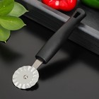 Нож для пиццы Доляна «Чили», 18,5 см, цвет чёрный - фото 4526511