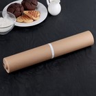 Бумага для выпечки силиконизированная Nordic EB Golden, 38 см×50 м, пергамент, коричневая - Фото 3